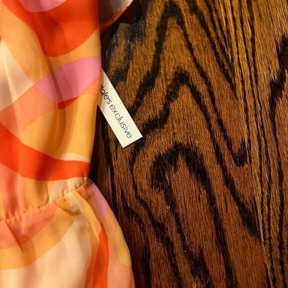 new Aqua Colorful Mini one shoulder Dress - Picture 3 of 4